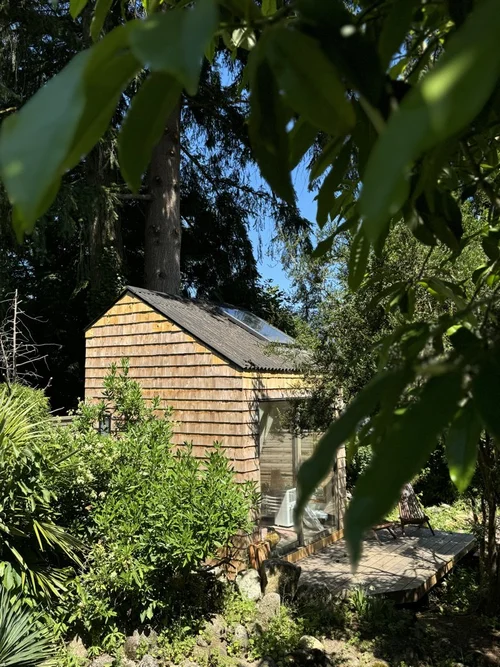 Garden studio cabinetry detail